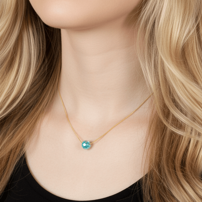 Simple Glow Glass Pendant Jewelry - 
