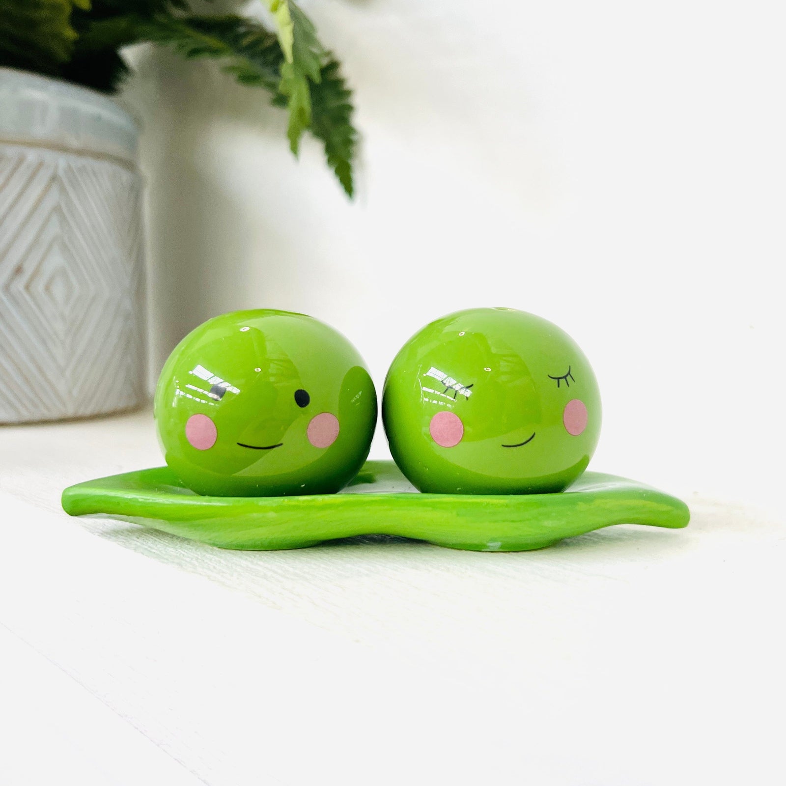 Two Peas in A Pod Salt and Pepper Shakers Decor One Hundred 80 Degrees 