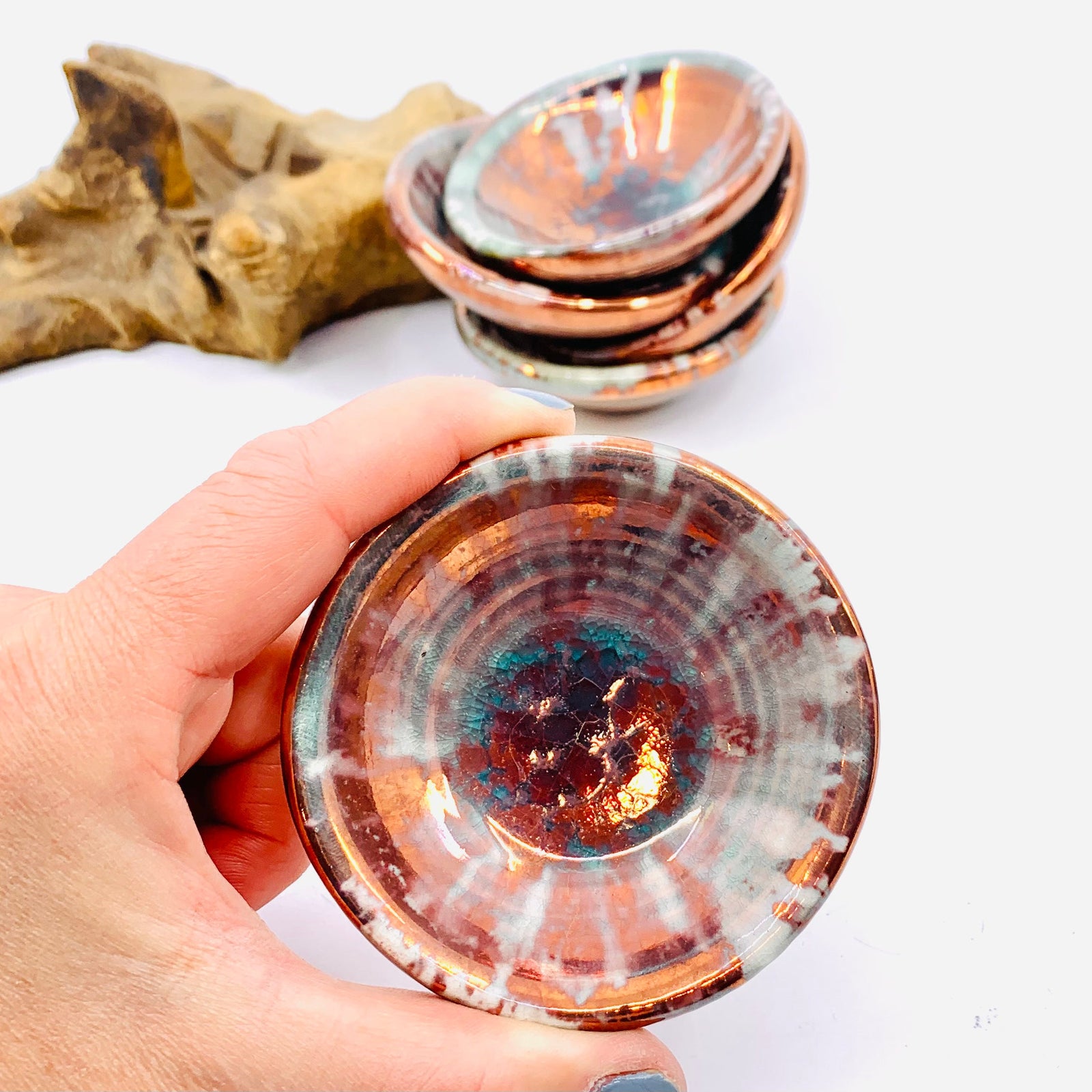 Copper Dripped Blessing Bowl, Natural Home Decor Joy Crafters INC 