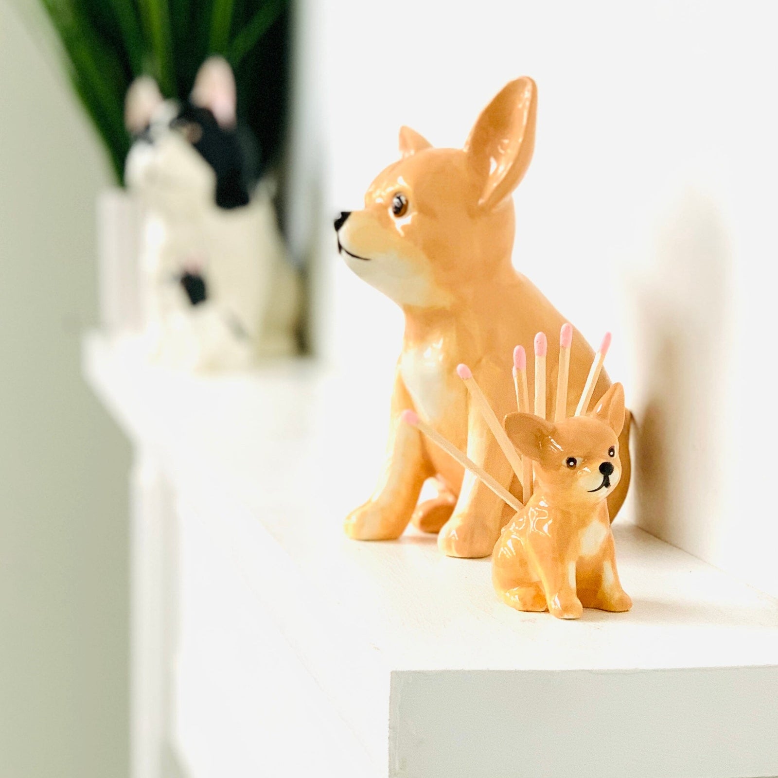 Puppy Pick Holder, Chihuahua Decor Two's Company 