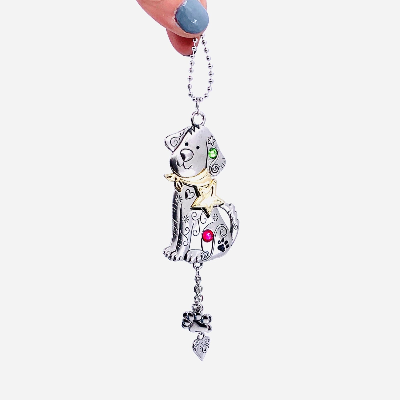 Dog Car Charm Ornament GANZ 