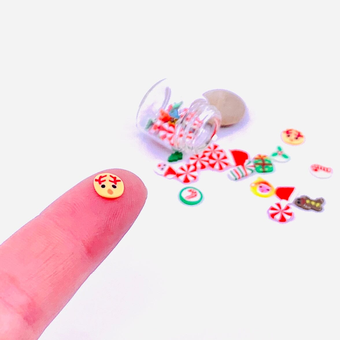 Tiniest Jar of Slice n' Bake Christmas Cookies Miniature - 