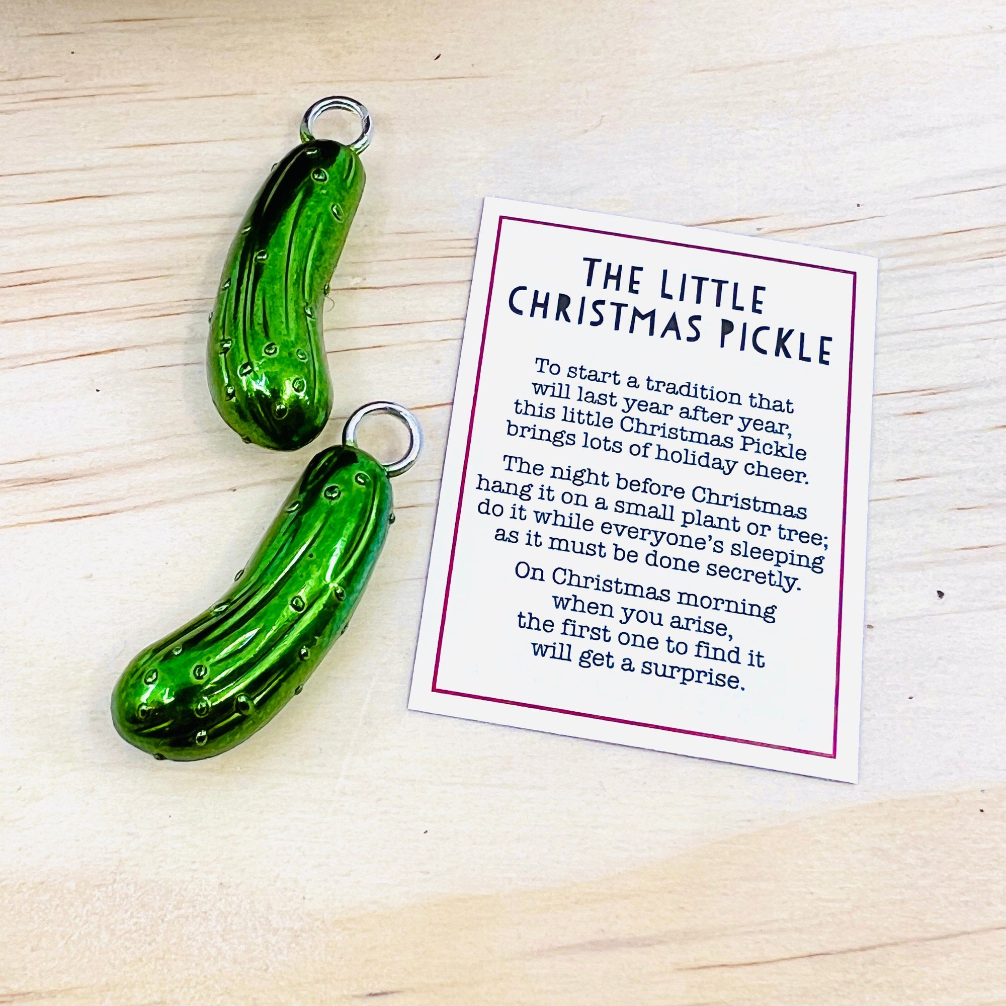 The Little Christmas Pickle Ornament/Pocket Charm Miniature GANZ 