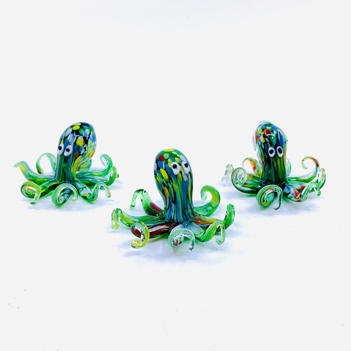 Glass Octopus, Multi Miniature Lyman 
