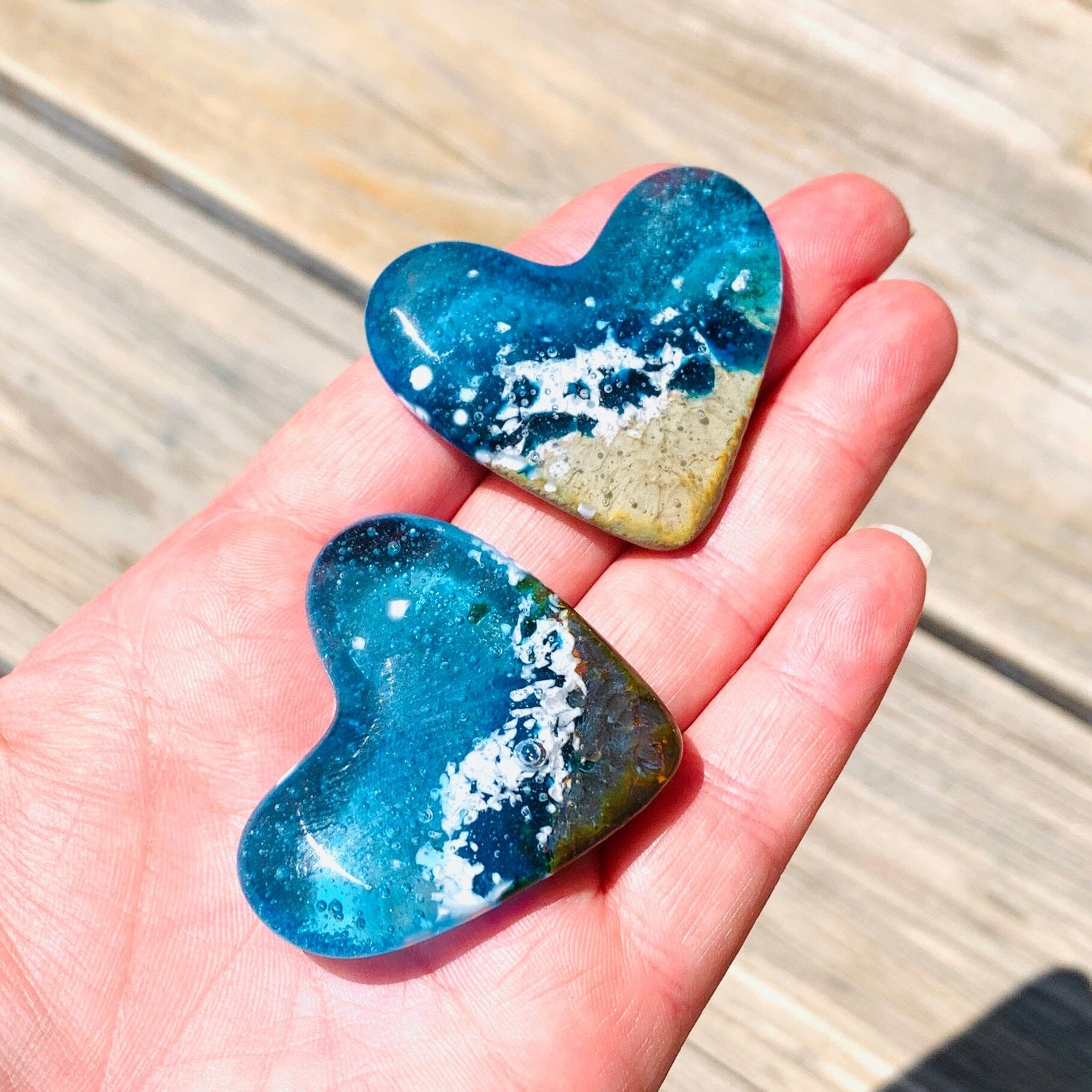 PRE SALE - Fused Pocket Heart, Ltd Edition Beachy Miniature Jean 