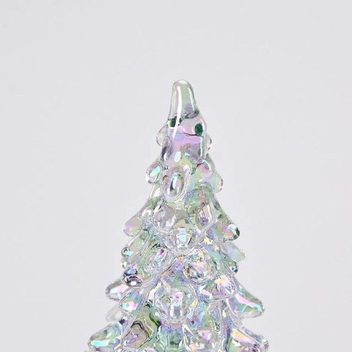 Iridescent Blown Glass Tree Diamond Star 