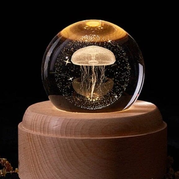 Jellyfish Rotating Crystal Ball Lamp CALLA PRODUCTS 
