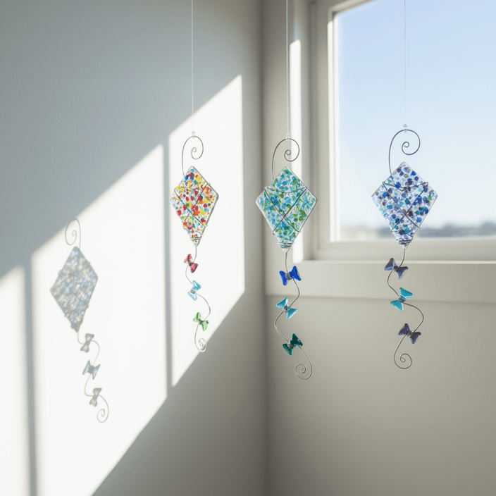 Fused Kites Ornament Haywire Art 