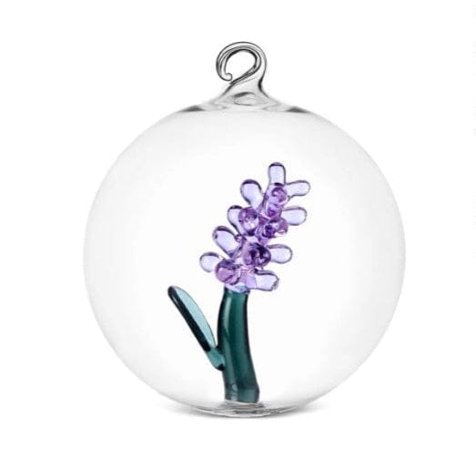 Glass Icon Ornament, Lavender ICHENDORF 