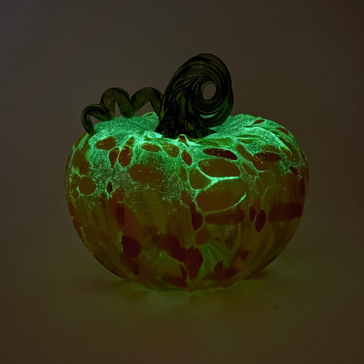 Daily Glow Pumpkin 1714 Squat Daily Pumpkin Luke Adams Glass Blowing Studio 