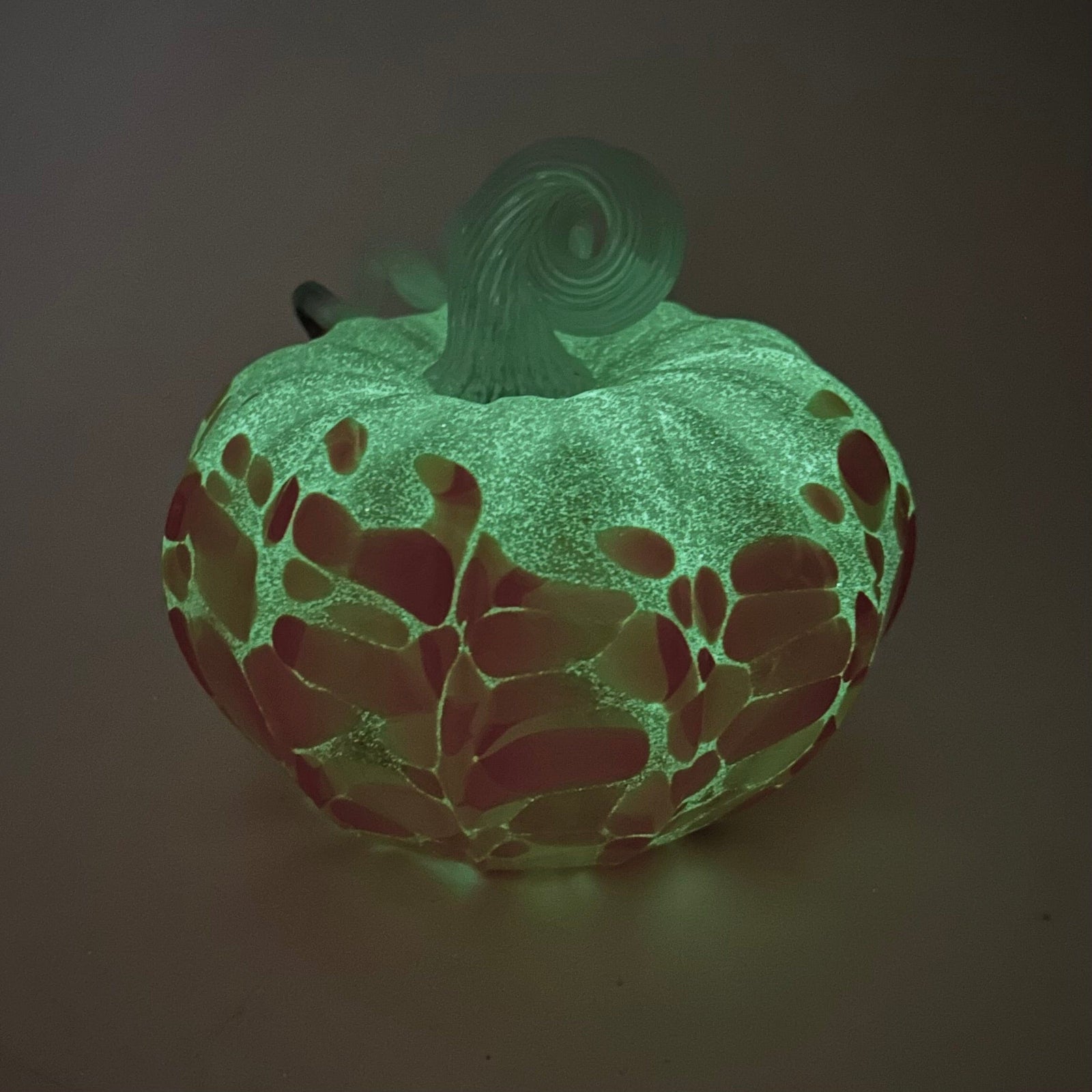 Daily Glow Pumpkin 1721 Squat Daily Pumpkin Luke Adams Glass Blowing Studio 
