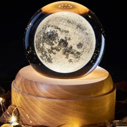 Moon Rotating Crystal Ball Lamp CALLA PRODUCTS 