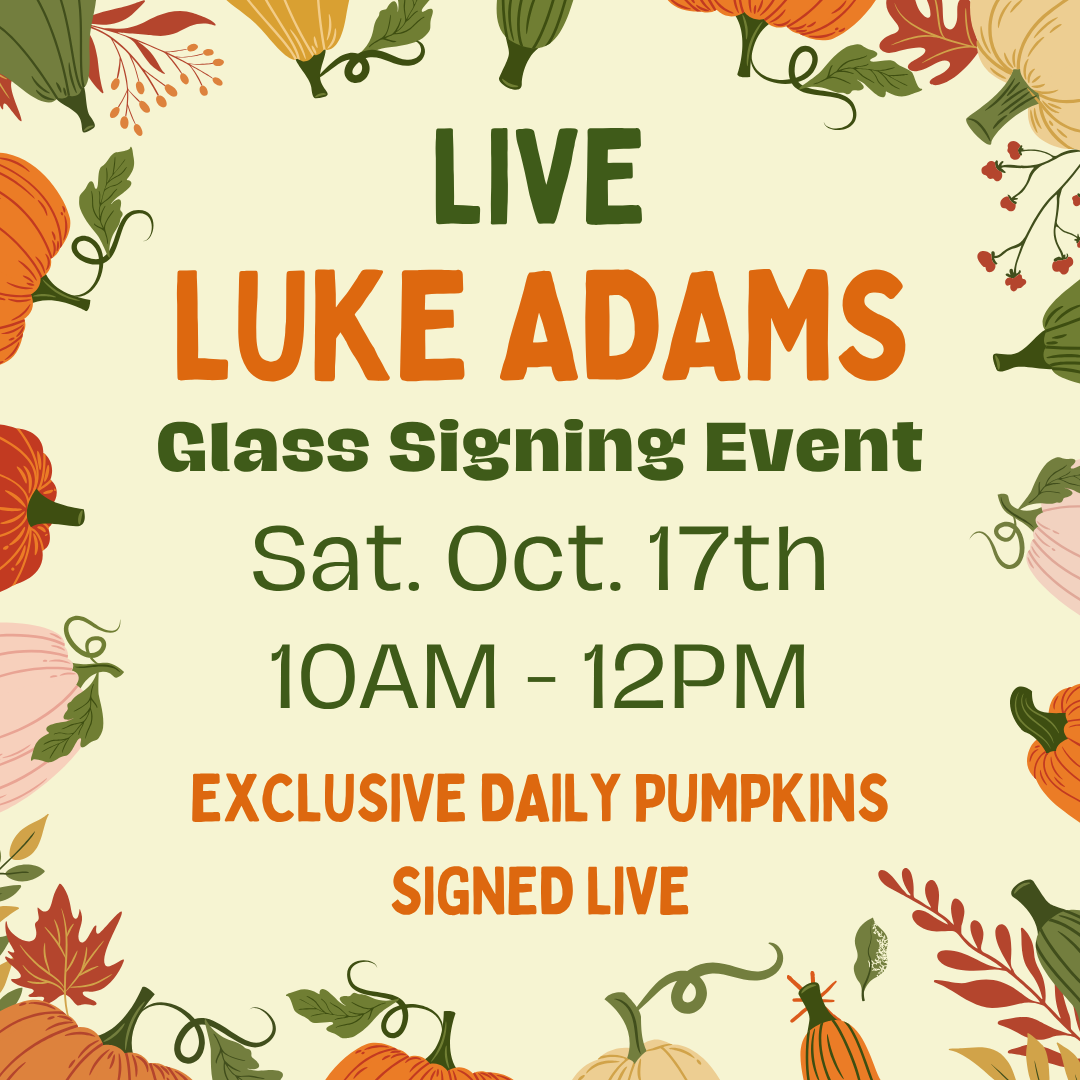 Luke Adams Glass Signing Event