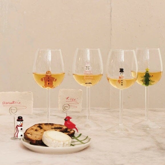 Glass Icon Stemmed Wine Glass, Creative Co-Op 