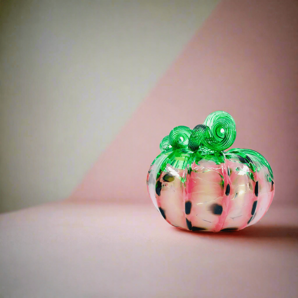 Best Pumpkin of the Day The Watermelon Pumpkin Inspo Luke Adams Glass Blowing Studio 