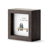 Shadow Box Frame, Always By Your Side Decor Demdaco 