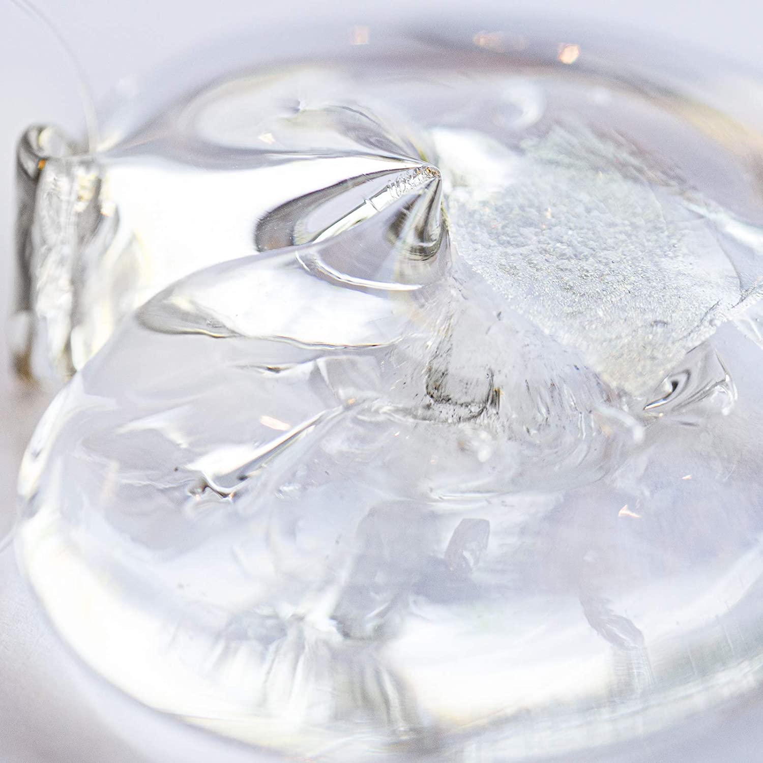 Heart Ornament, Diamond Suncatcher Luke Adams Glass Blowing Studio 