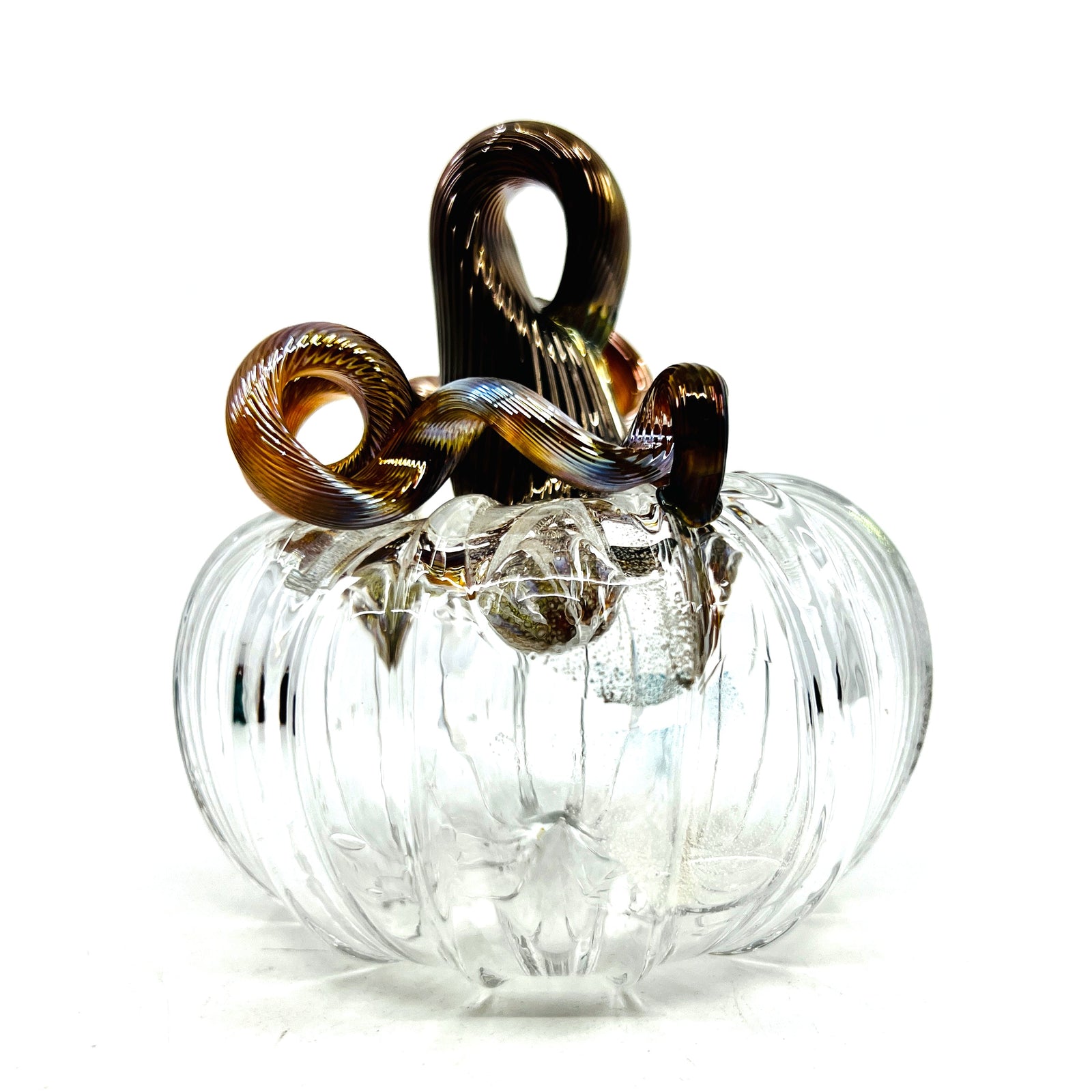 Mini Pumpkin, Diamond Pumpkin Luke Adams Glass Blowing Studio 