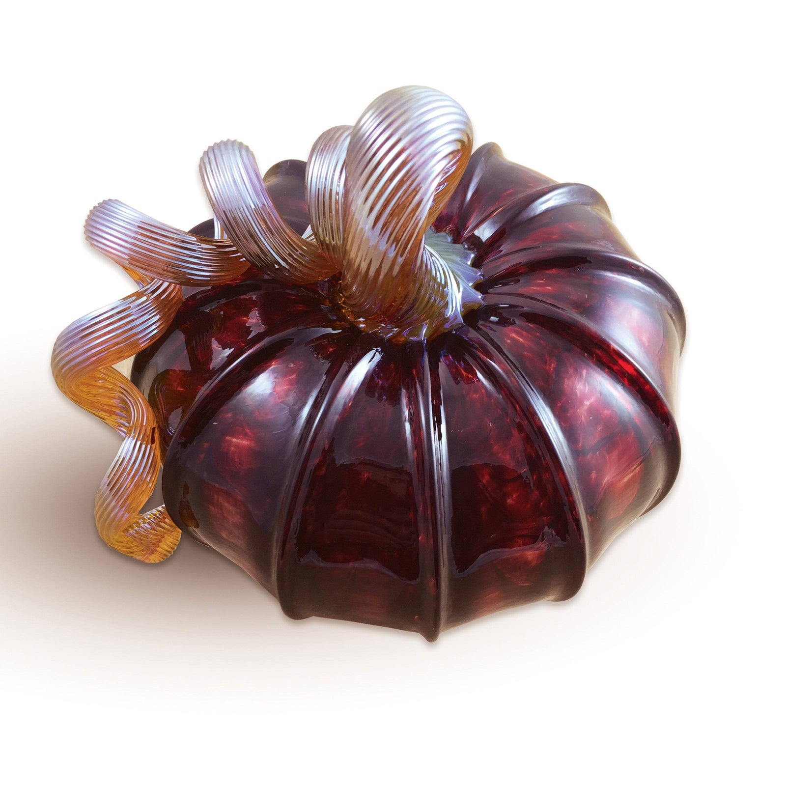 Cranberry Pumpkin Production Pumpkin Luke Adams Glass Blowing Studio 