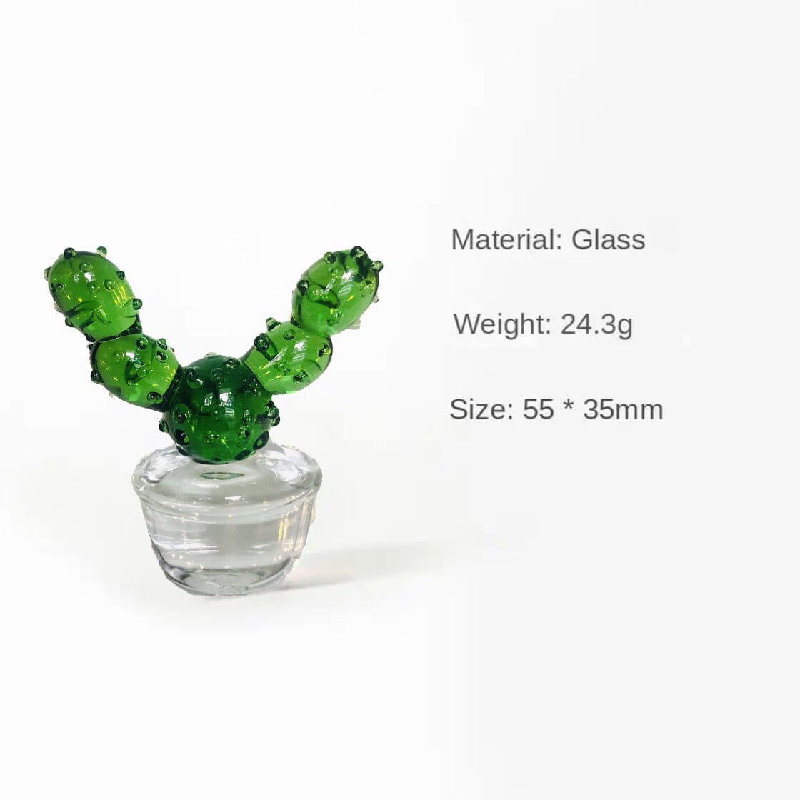 Glass Cactus Hugs Miniature - 