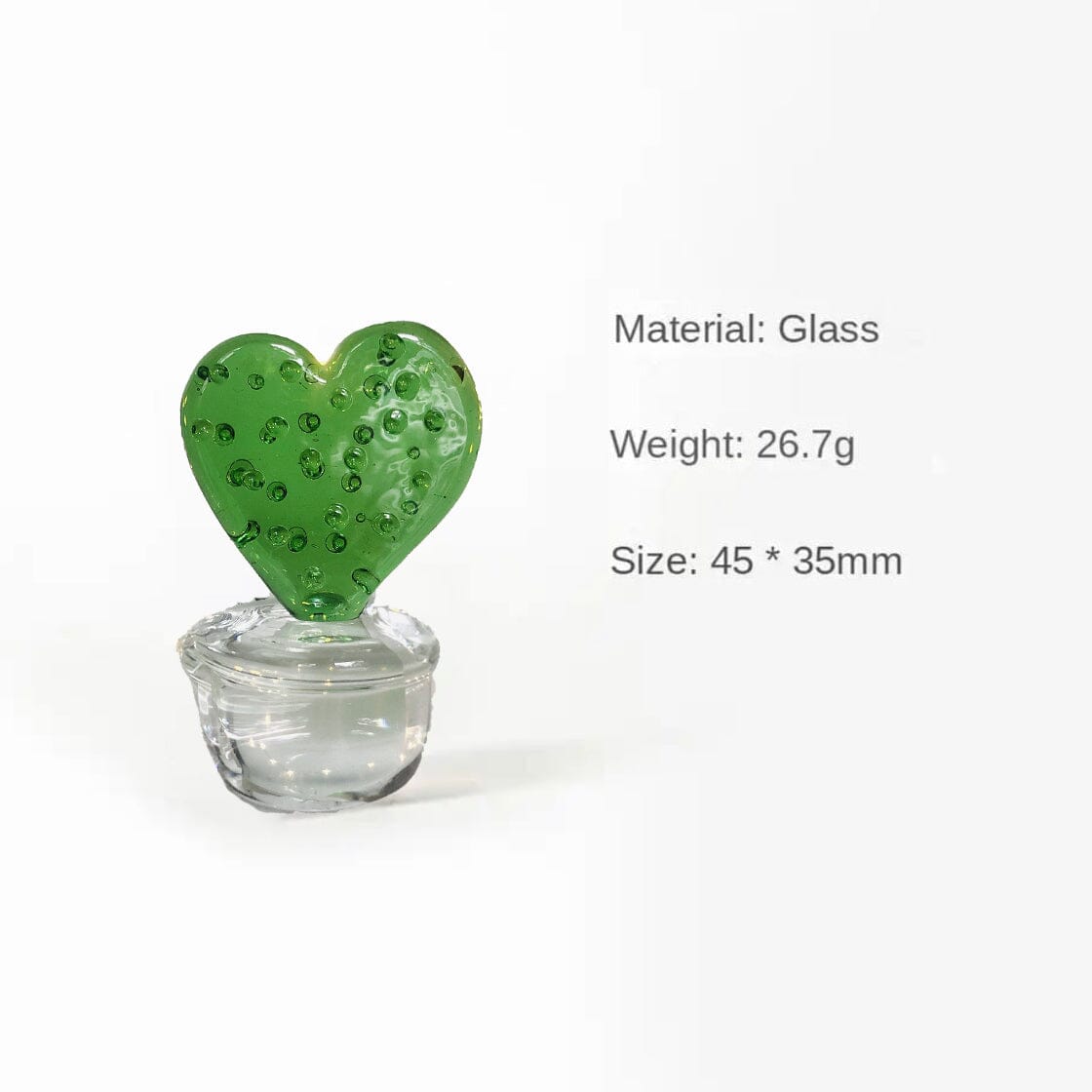 Glass Cactus Love Miniature - 