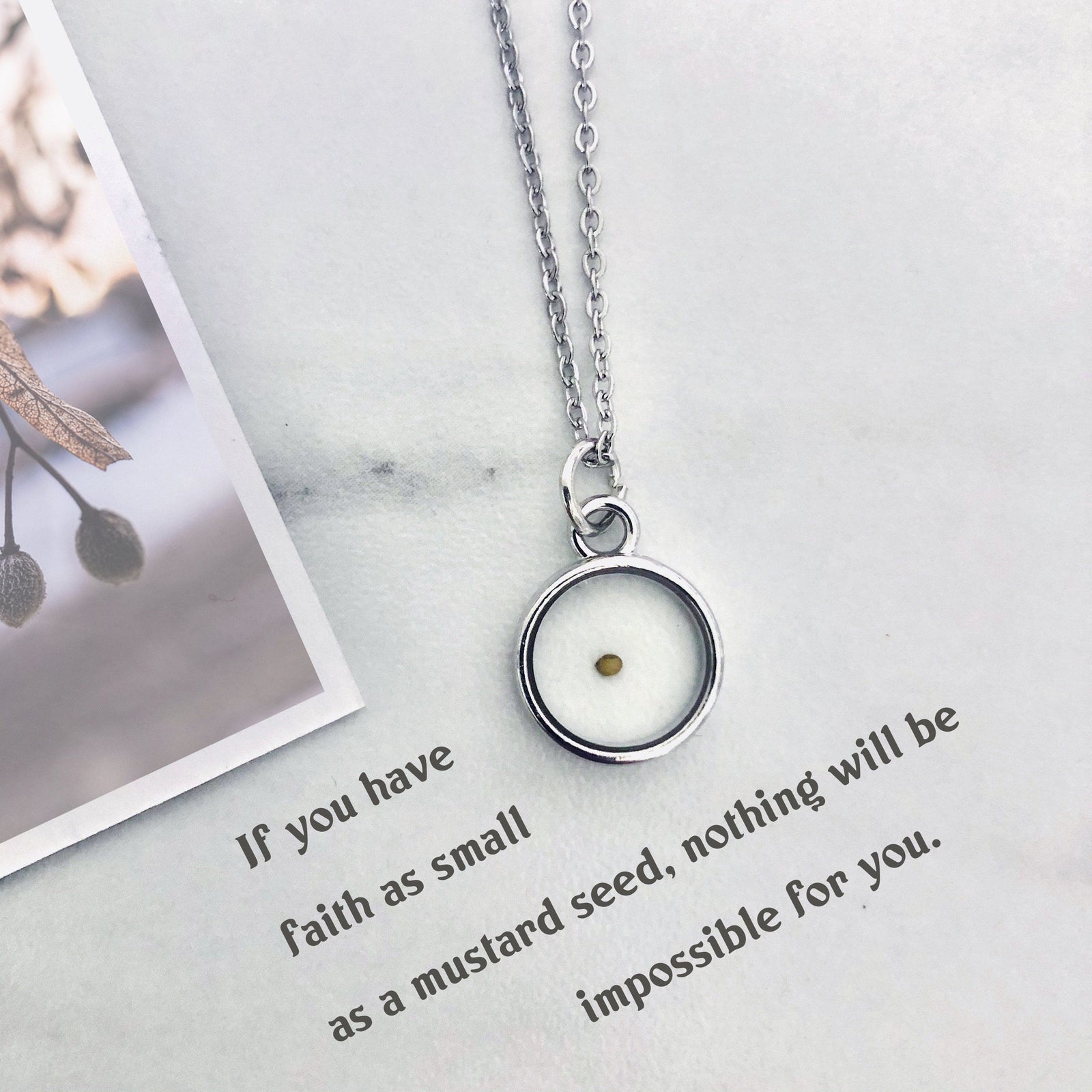 Mustard Seed Necklace Luke Adams Glass Blowing Studio 