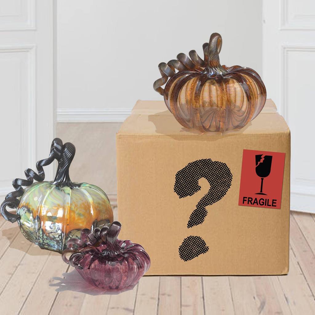$20 Mystery Glass Pumpkin Pumpkin Luke Adams Glass Blowing Studio 