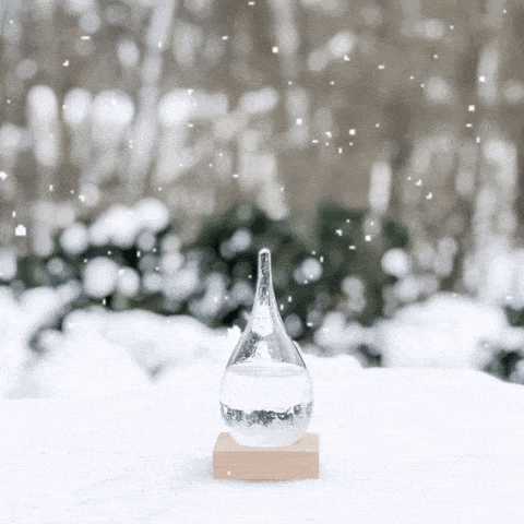 Large Drop Storm Glass Luke Adams Glass Blowing Studio 