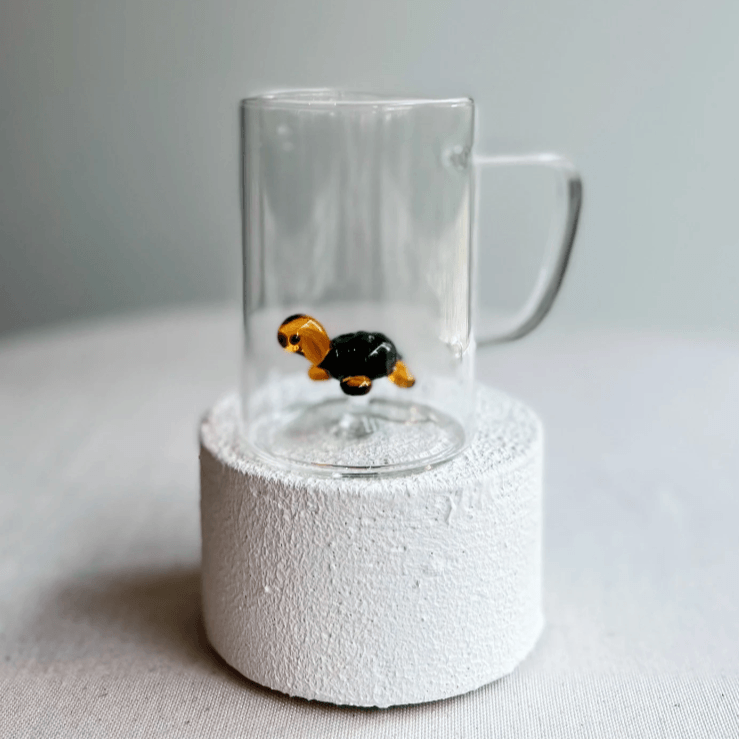 Tiny Coffee Mug - Luke Adams Glass Blowing Studio