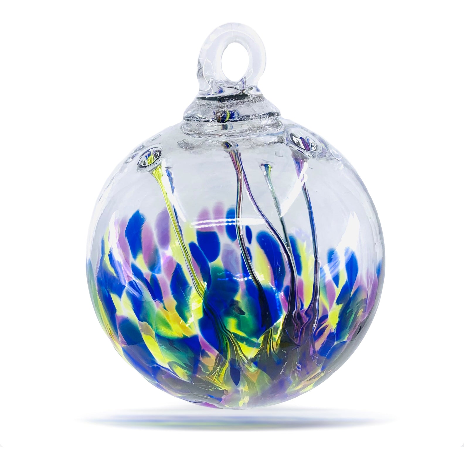 Wish Ball, Sea Sky Violet Wish Ball Luke Adams Glass Blowing Studio 