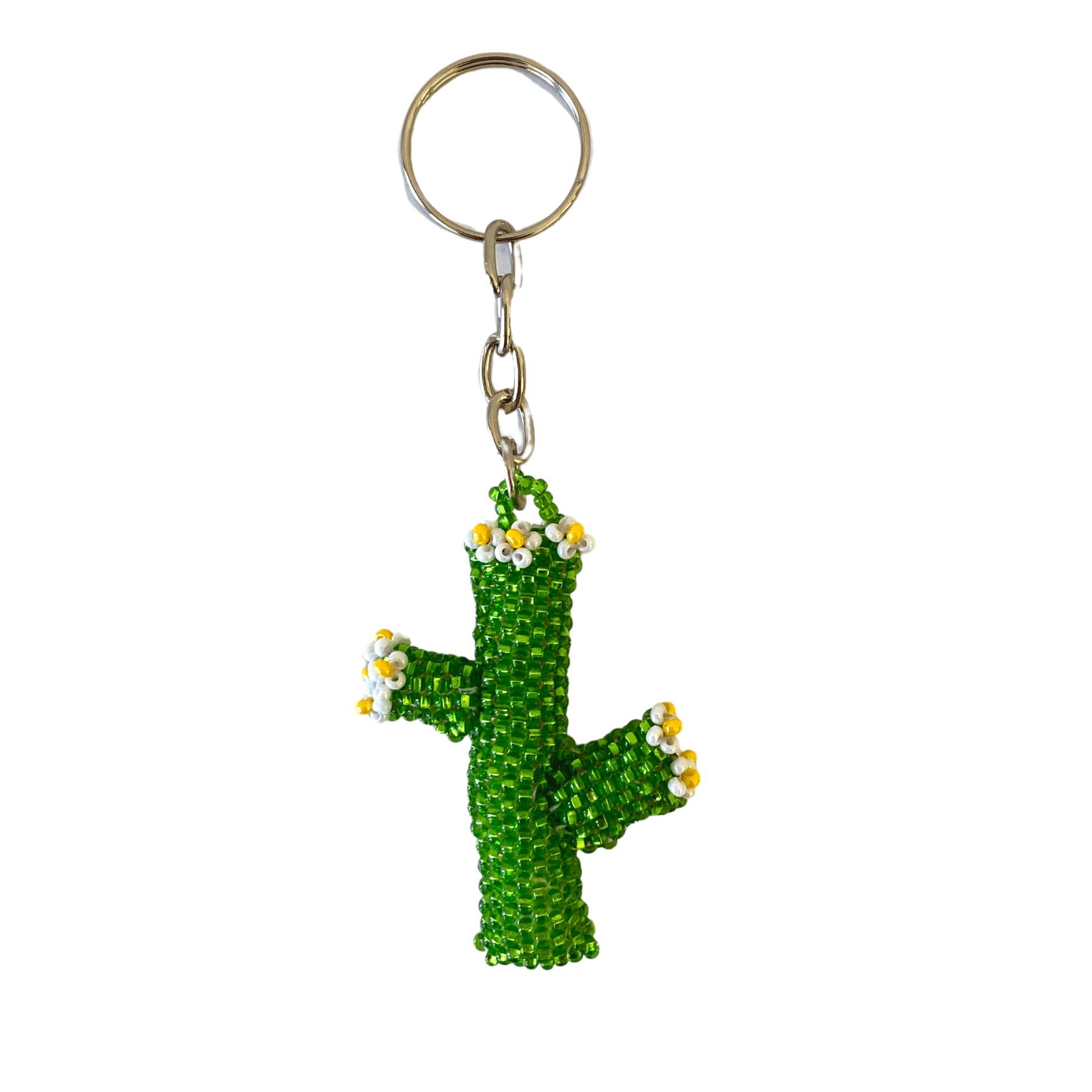 Glass Beaded Key Chain, Cactus Accessory Lumily 