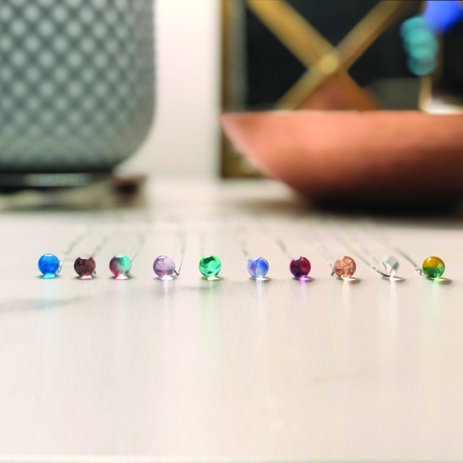 Mermaid Tear Glass Pendants Luke Adams Glass Blowing Studio 