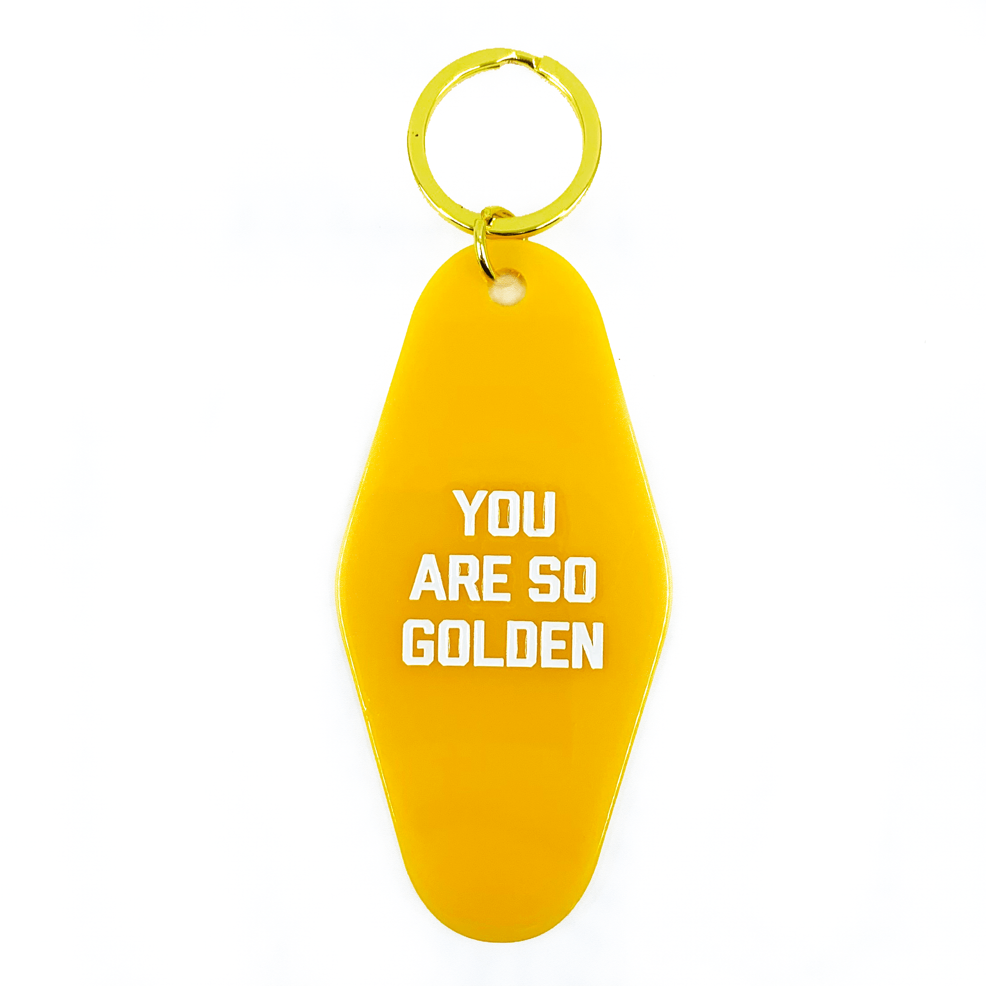 Retro Keychain, You Are So Golden