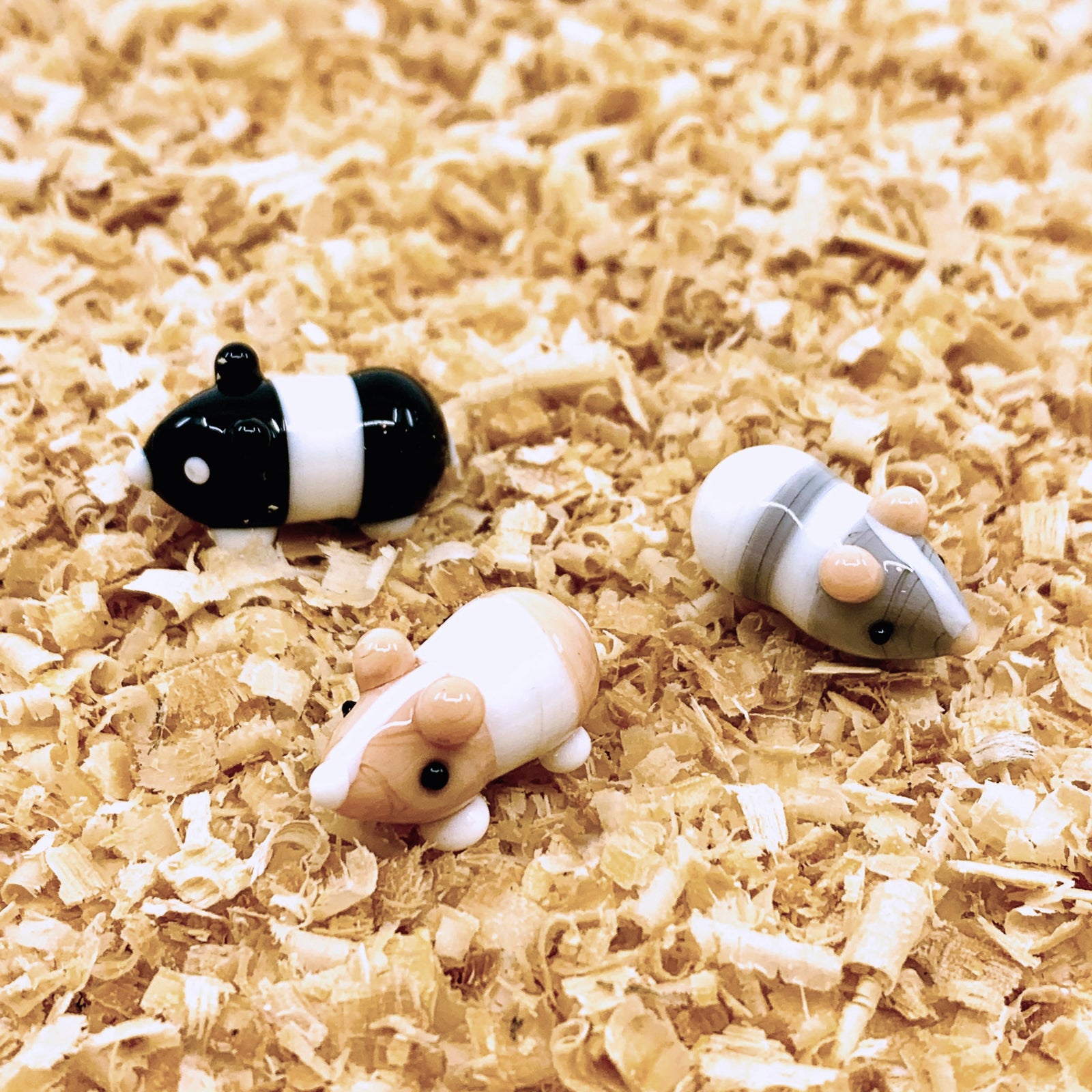 Tiny Hamster Trio Miniature - 