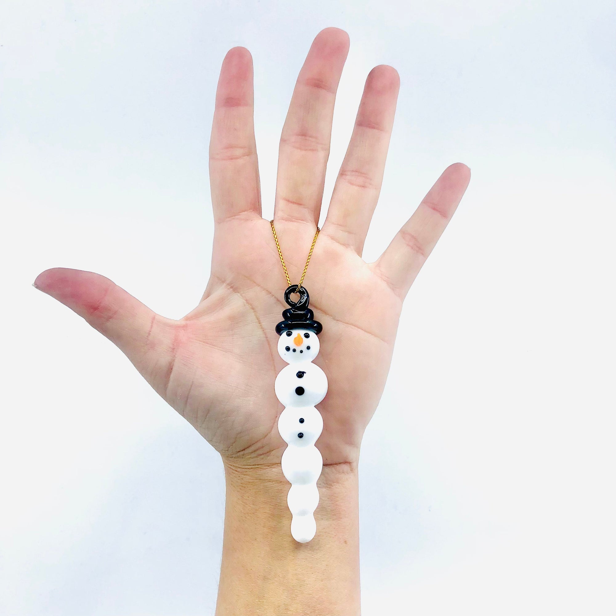 Icicle Snowman Ornament Ornament - 