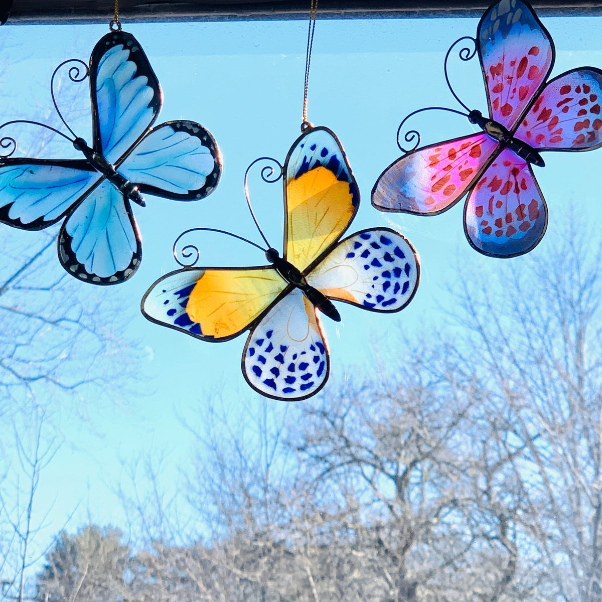 Butterfly Suncatcher 10 Ornament Kubla Craft 