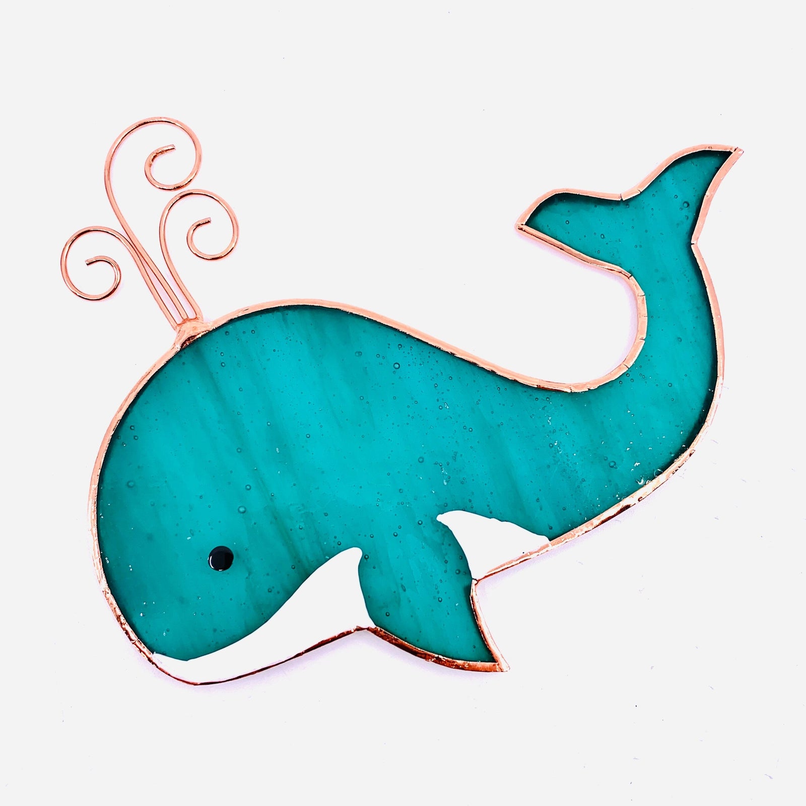 Stained Glass Suncatcher, Whimsical Whale Ornament Gift Essentials 