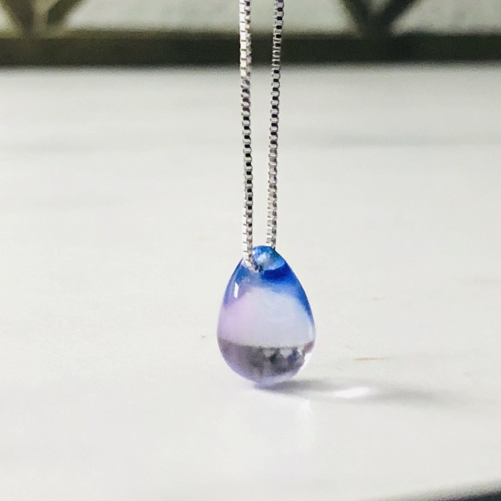 Trippy Glass Pendant Necklace Blown Glass Pendant Necklace - Etsy |  Lampwork glass pendants, Blown glass pendant, Glass beads jewelry