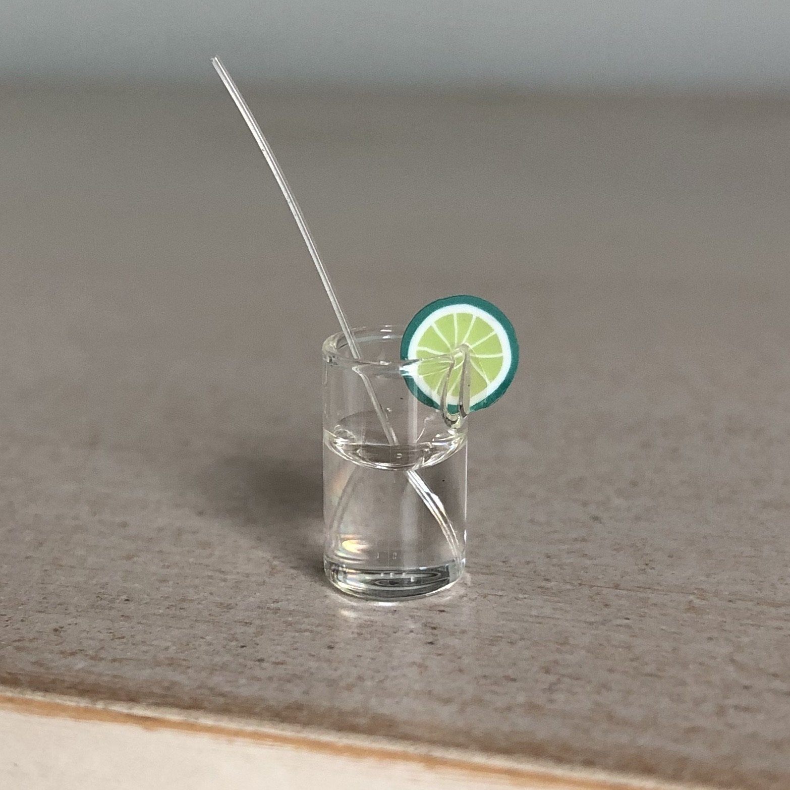 Tiniest Vodka Soda with a Lime Luke Adams Glass Blowing Studio 
