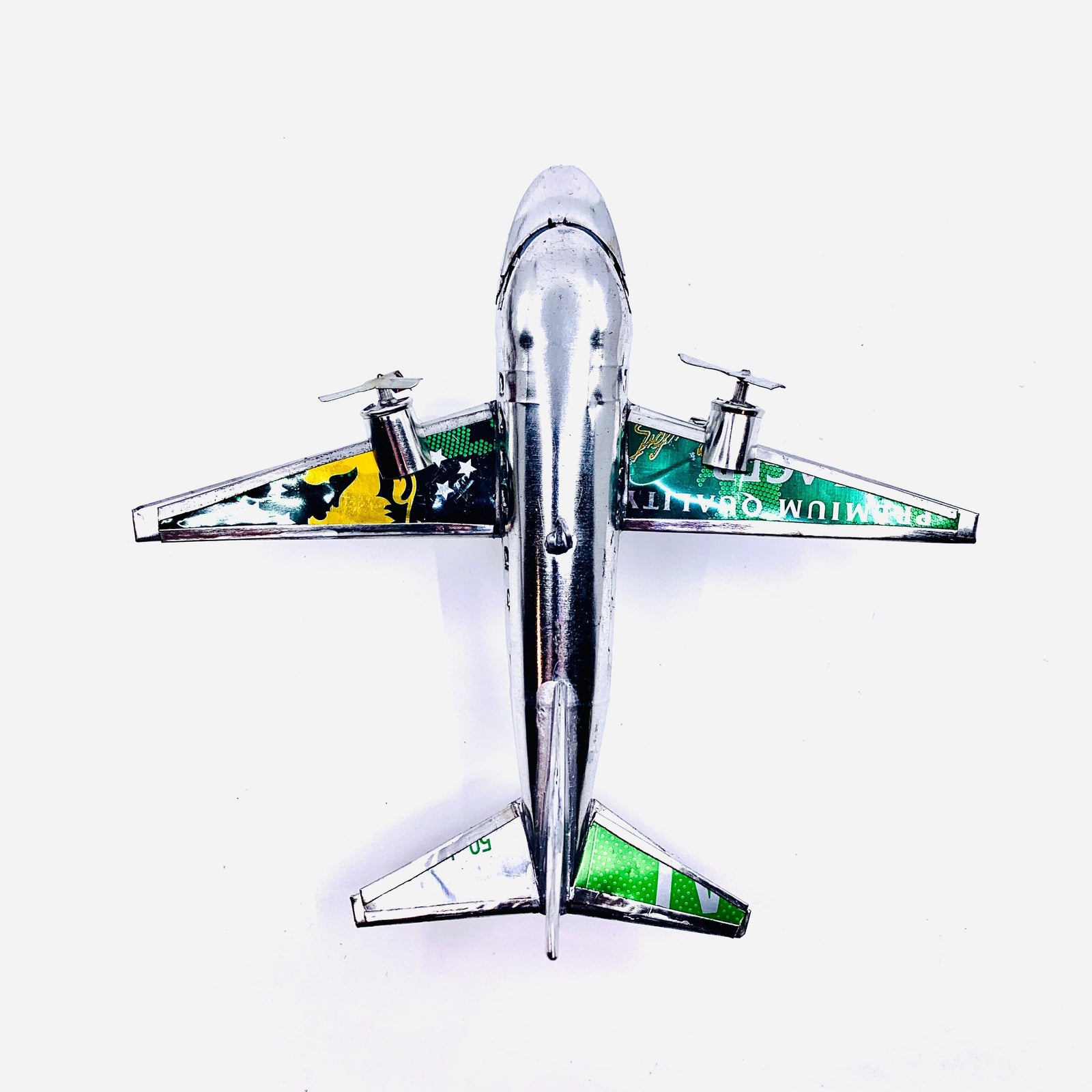 Recycled Aluminum Airplanes Miniature The East Africa Co. 