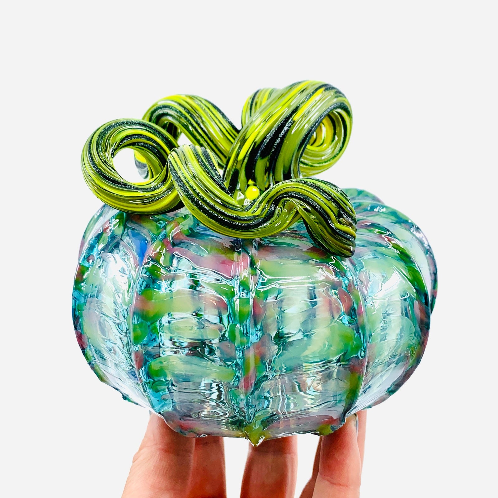 Squat Glass Pumpkins Inspo Luke Adams Glass Blowing Studio 
