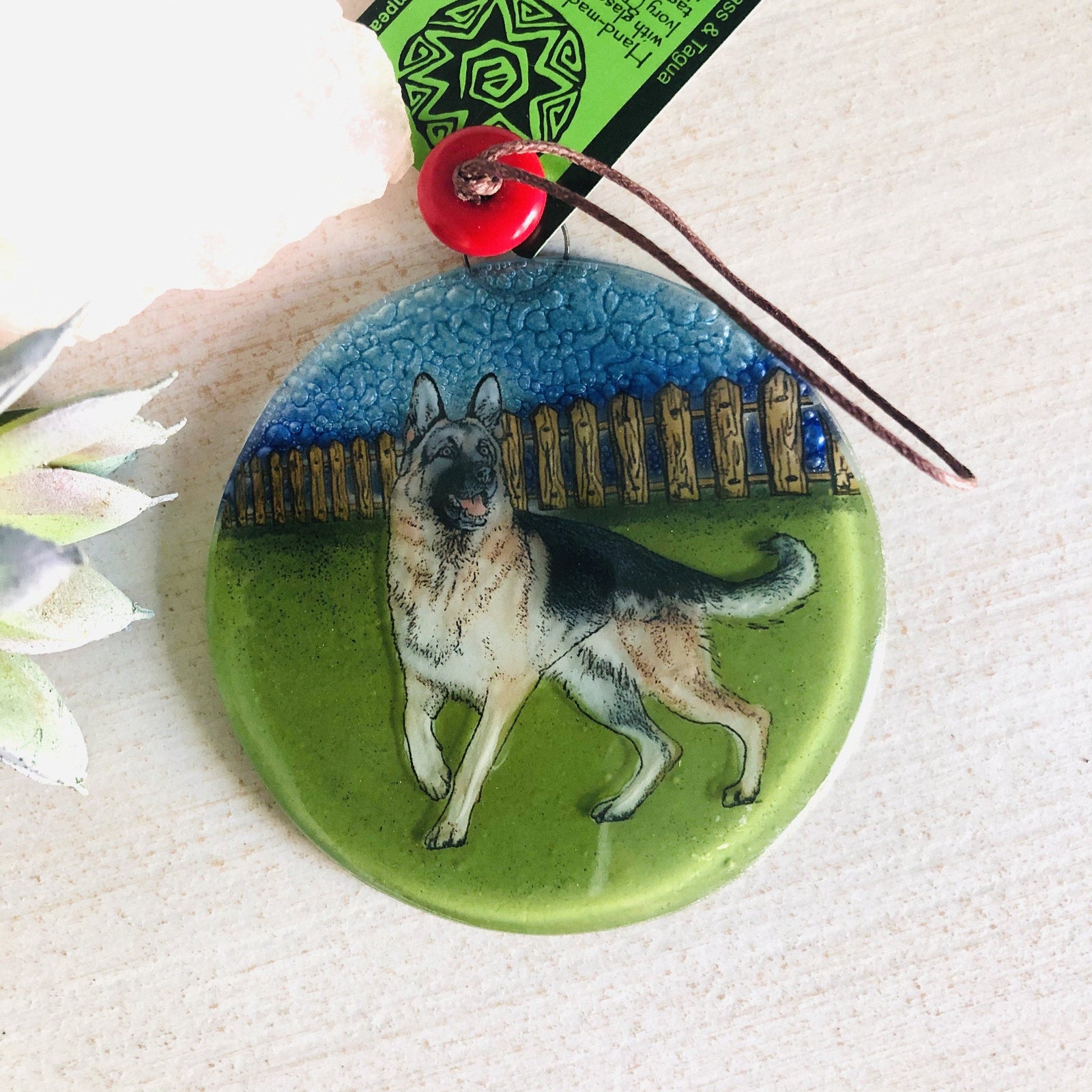 Fair Trade Ornament 92 Luke Adams Glass Blowing Studio 