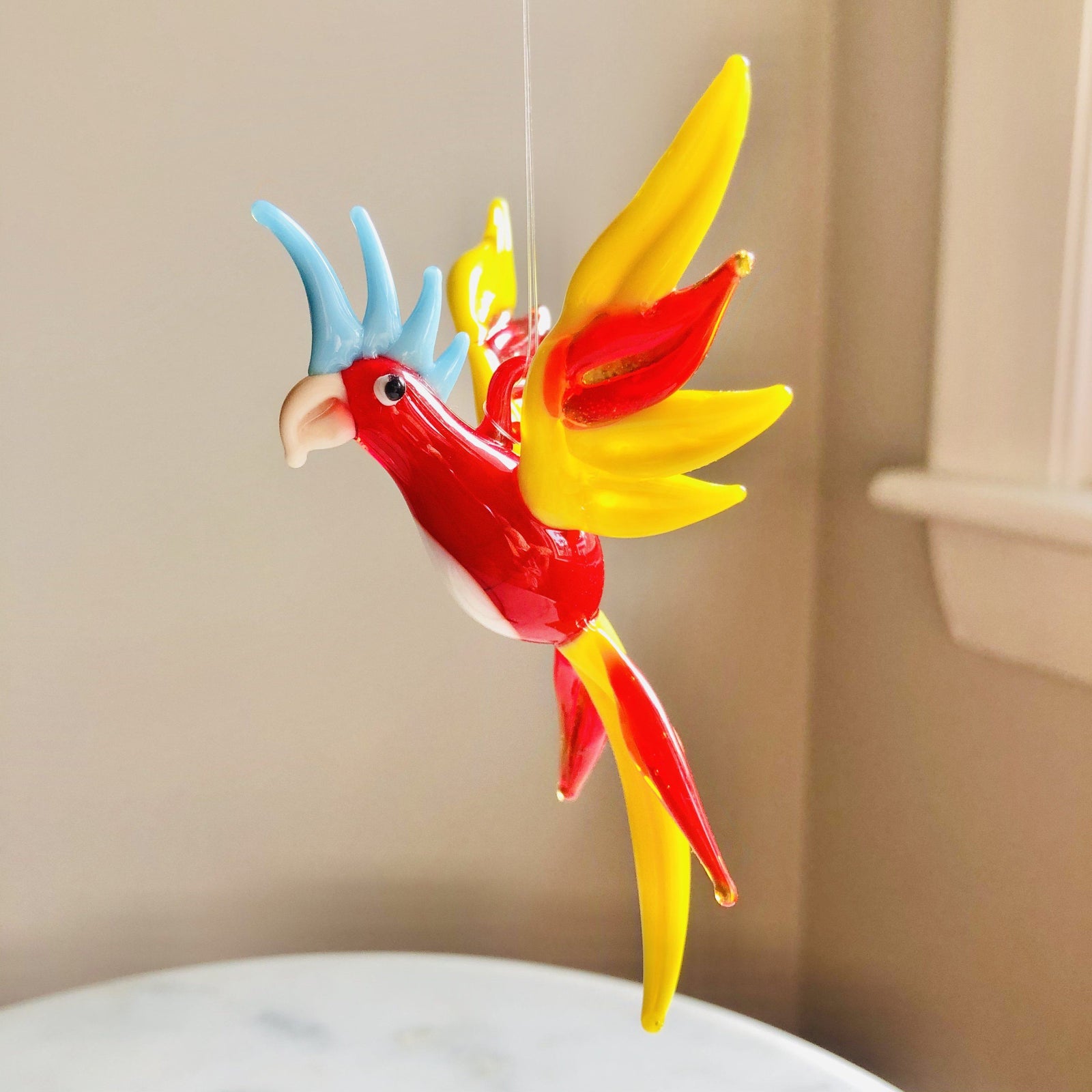 Tropical Bird 4 Luke Adams Glass Blowing Studio 