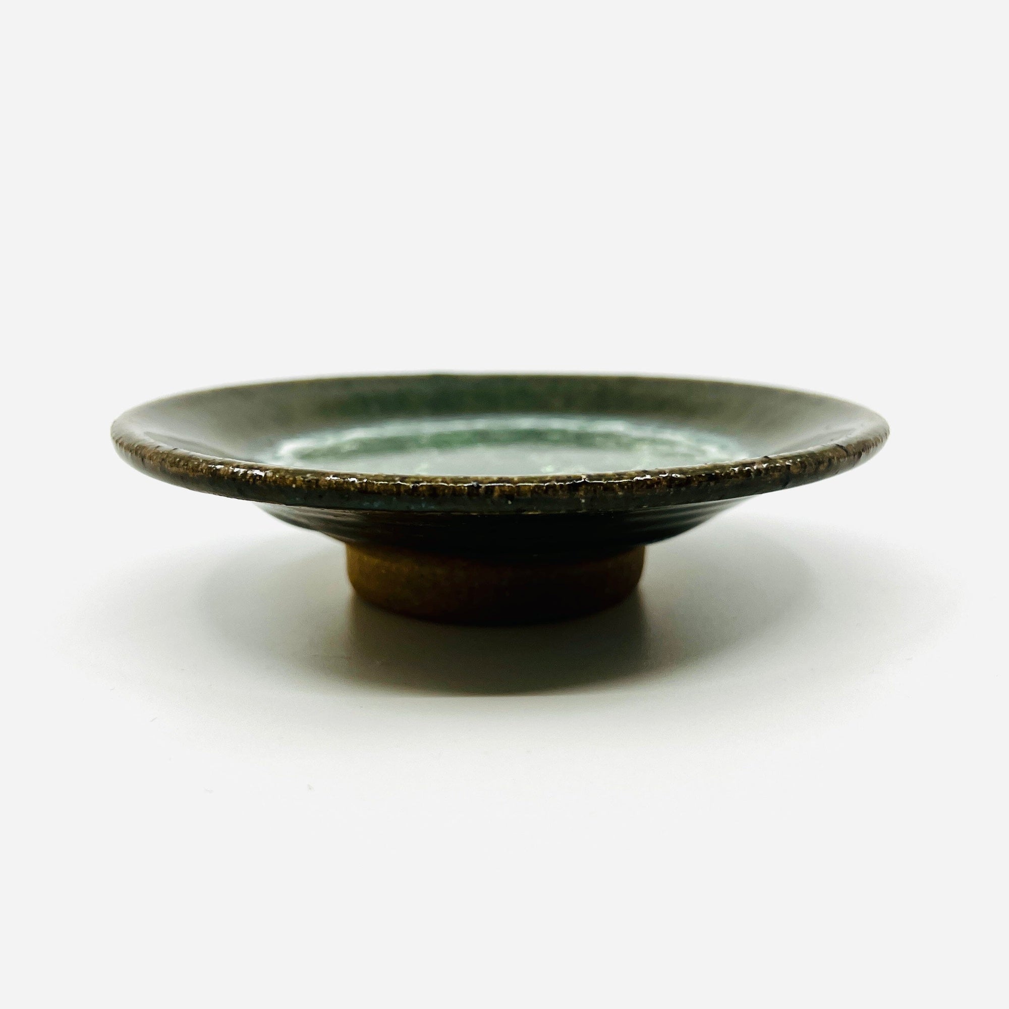 Small Ceramic and Glass Dish, Emerald Decor Dock 6 