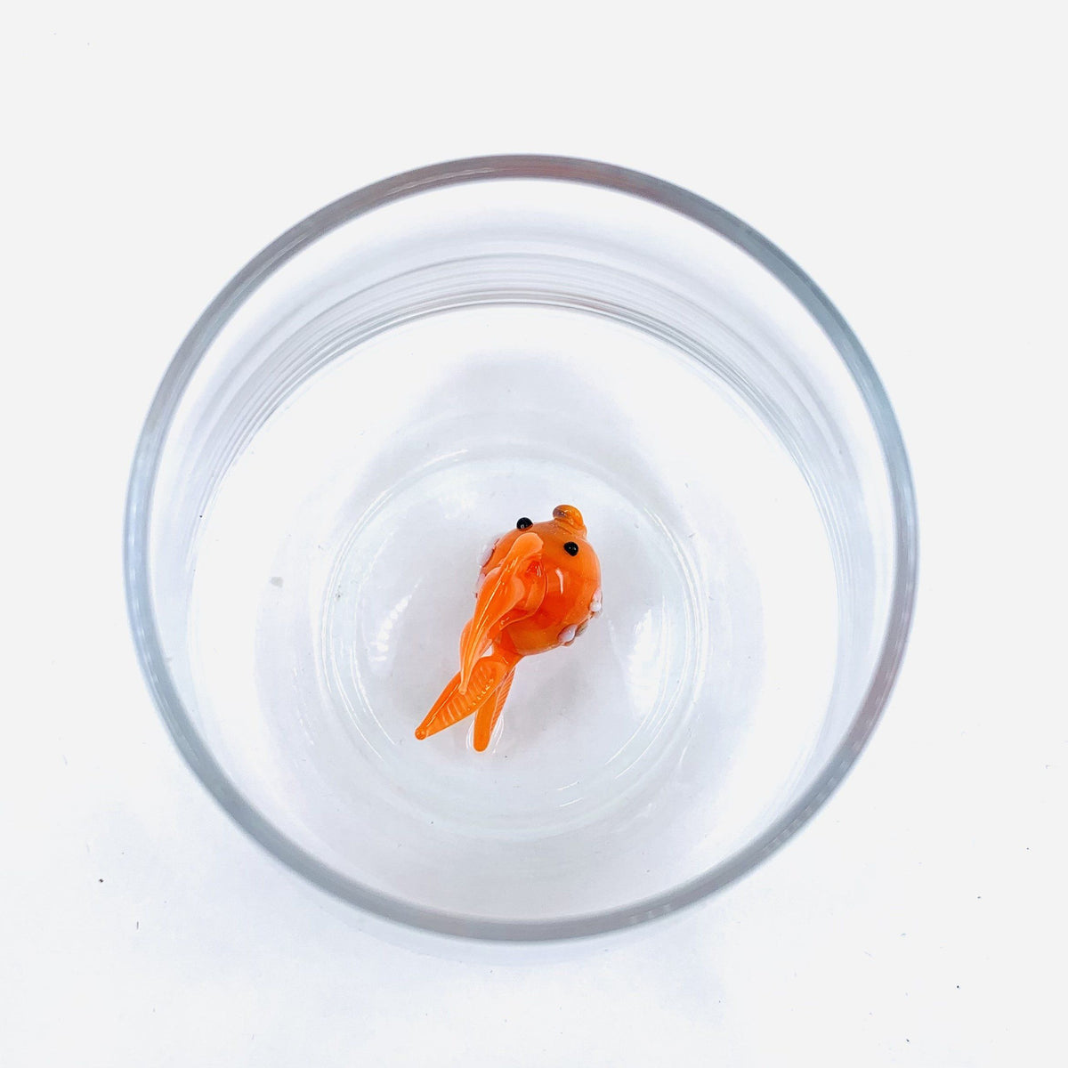Tiny Animal Drinking Glass - Goldfish MiniZoo 