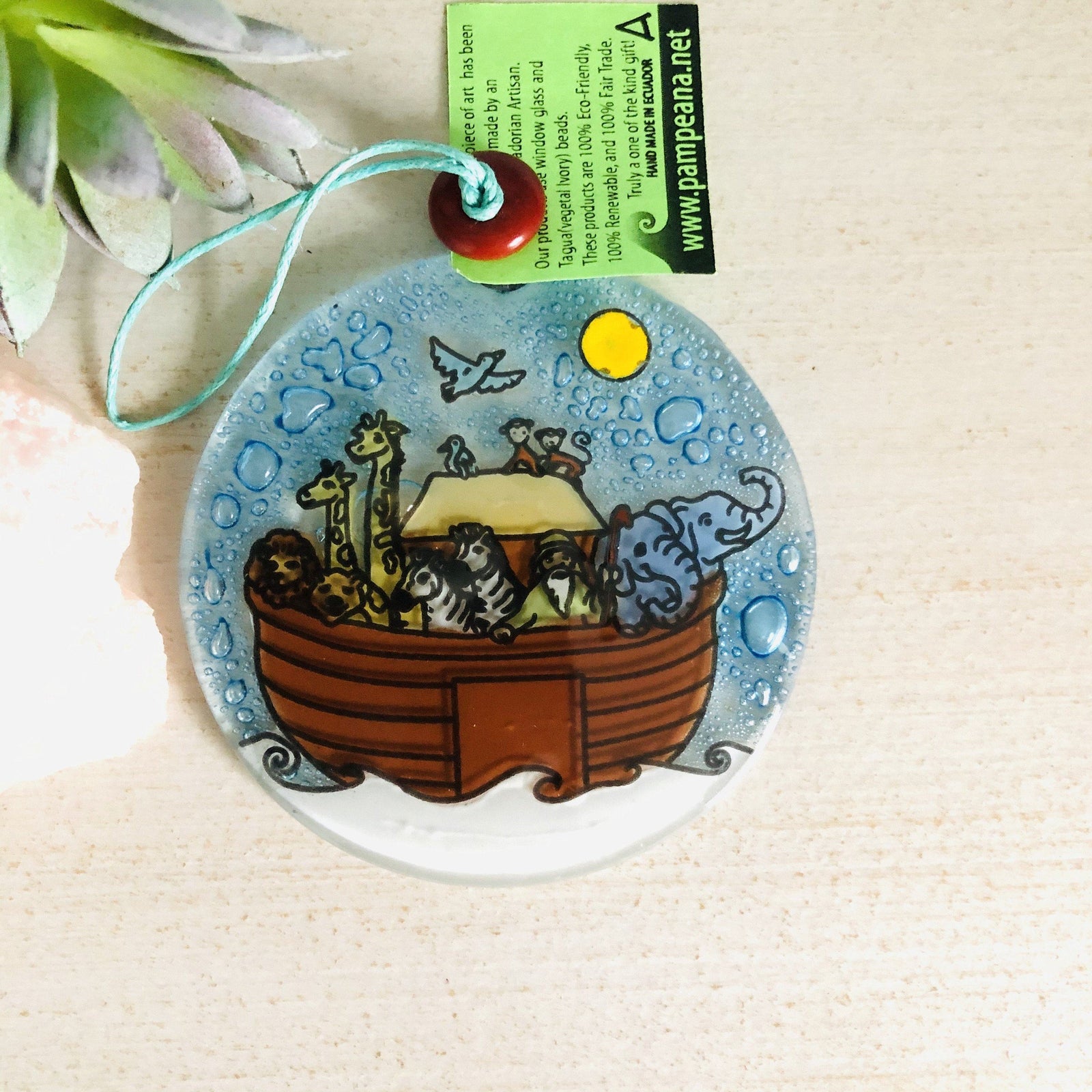 Fair Trade Ornament 115 Luke Adams Glass Blowing Studio 