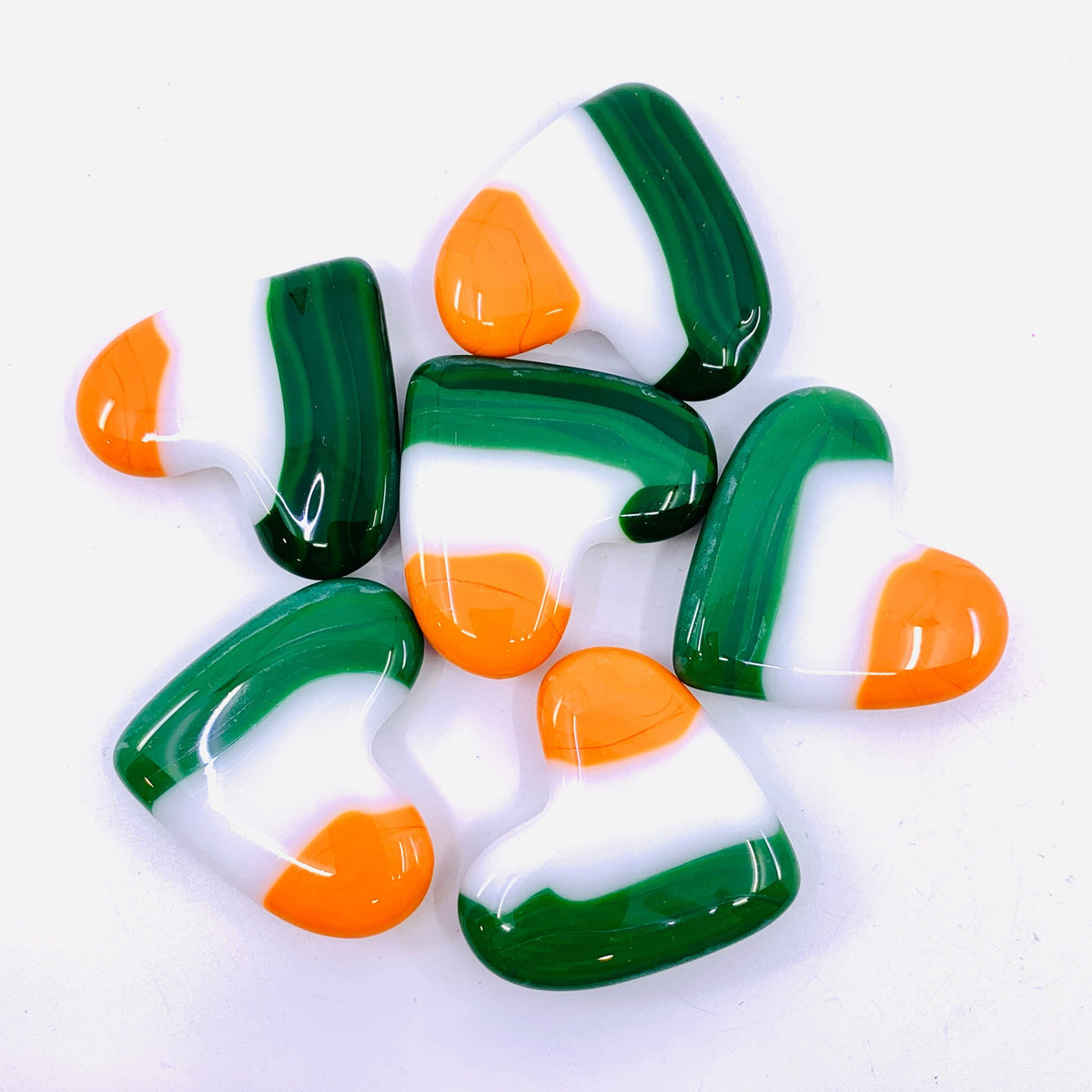 Fused Pocket Heart, Kiss Me I'm Irish Miniature Jean 