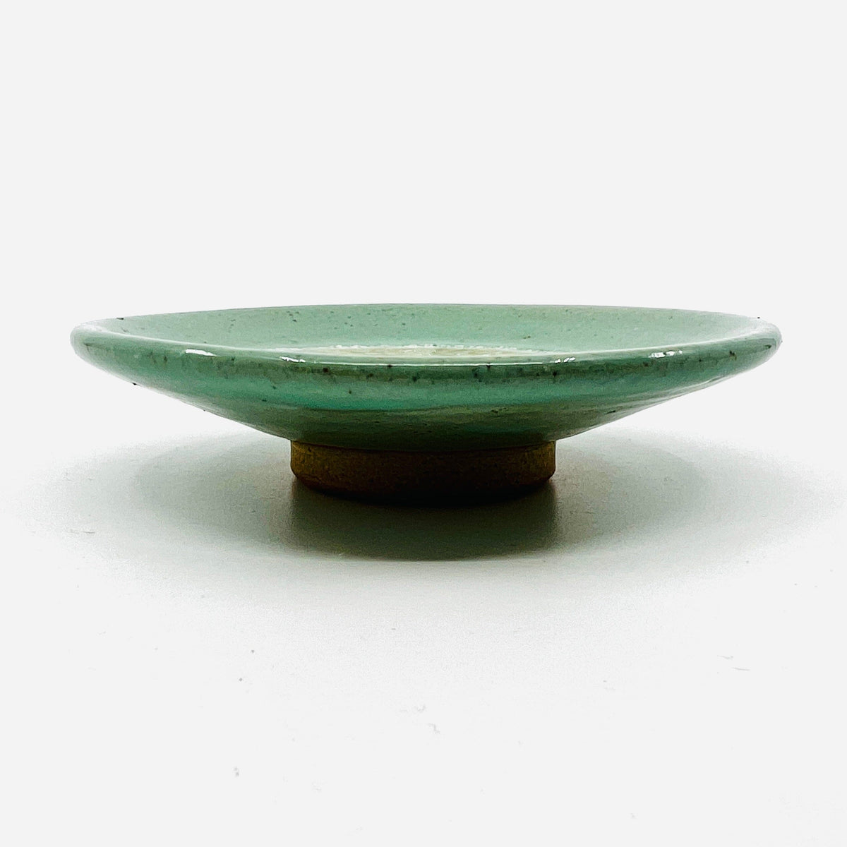 Small Ceramic and Glass Dish, Hint O&#39; Mint Decor Dock 6 