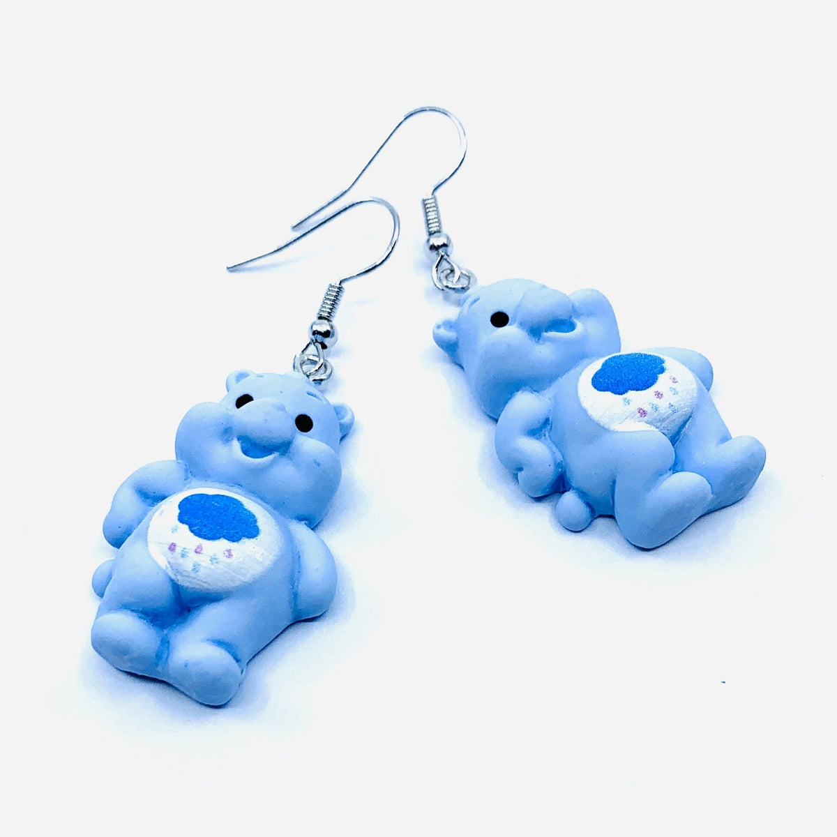 Care Bear Earrings Jewelry - Powder Blue 
