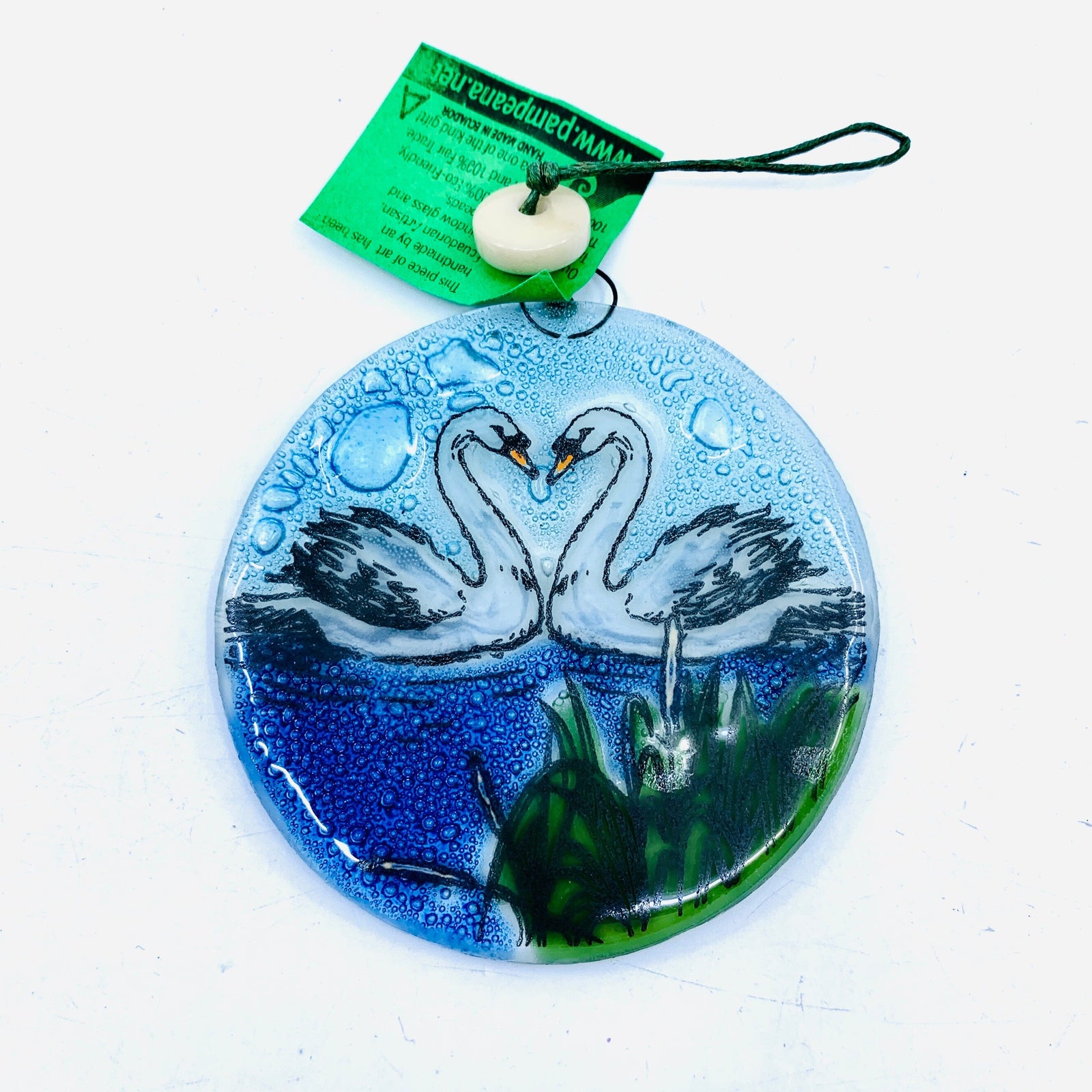 Fair Trade Ornament 20 Swans Ornament Pam Peana 